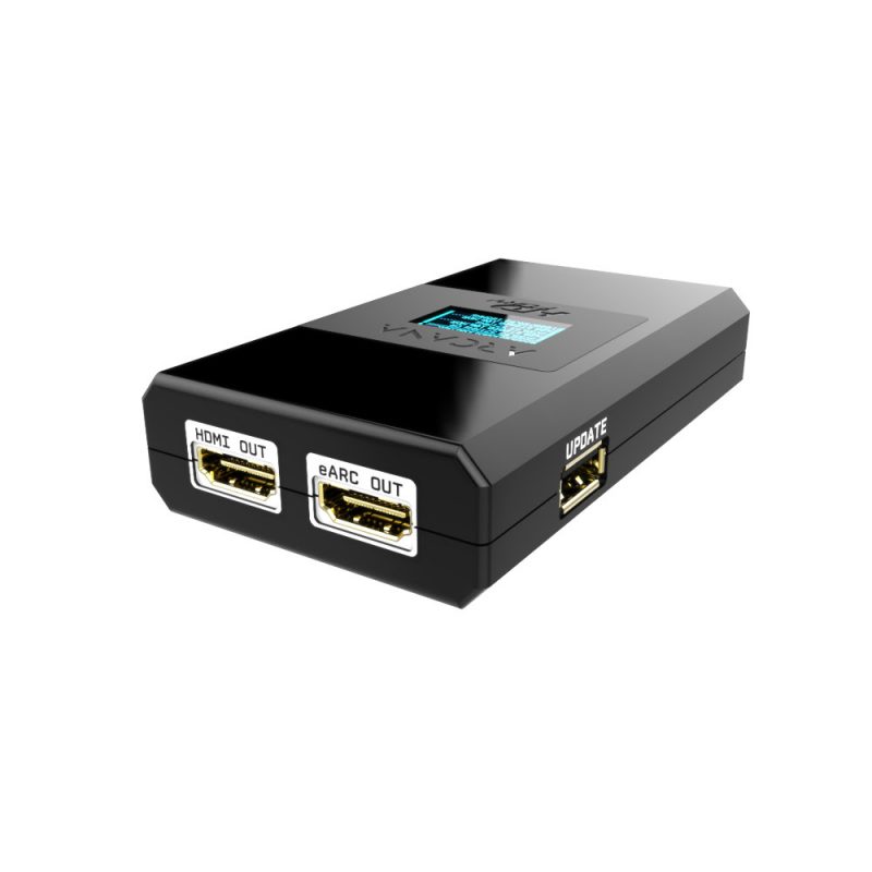 Hdfury Arcana allows FULL AUDIO up to Dolby Atmos over Dolby TrueHD from ANY external HDMI source to ANY eARC sound system.
Perfect solution for SONOS Arc/BOSE 500/BOSE 700 and ANY eARC or ARC AVR, soundbar or headphones.